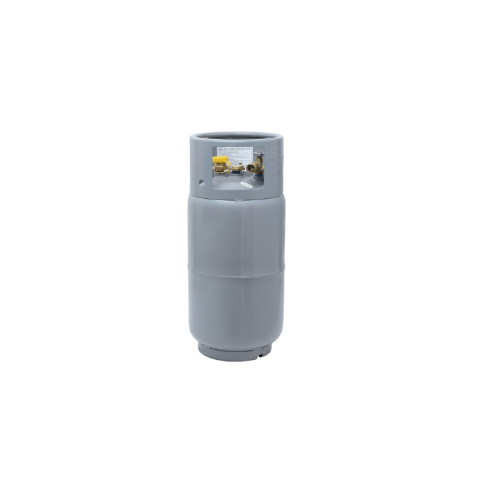 33 lb liquid propane forklift tank with vapor-tight valve and steel cylinder construction