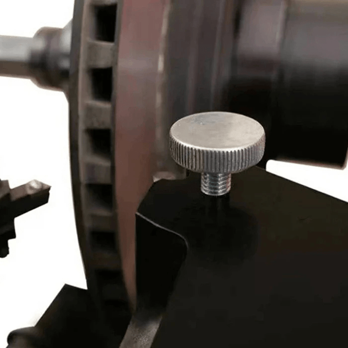 Closeup view of the Katool KT-C9372 Brake Lathe