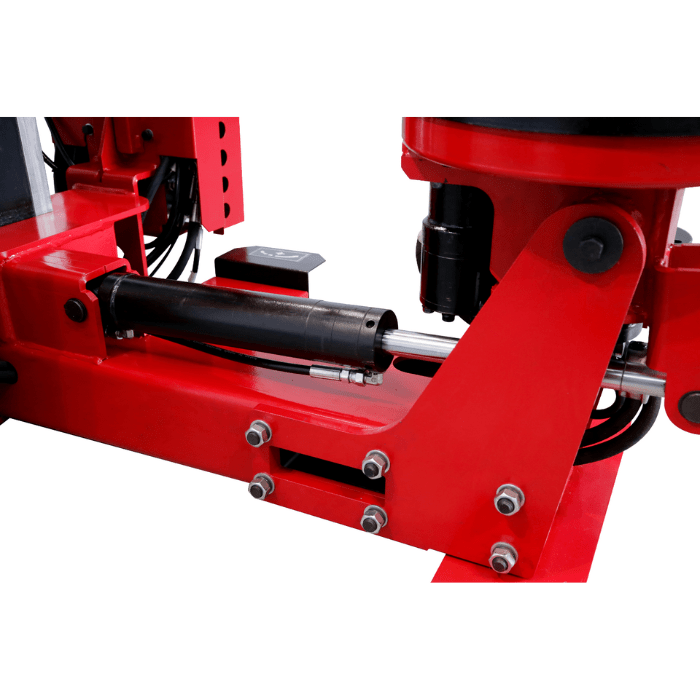 Closeup view of the Katool TV910 Tire Changer