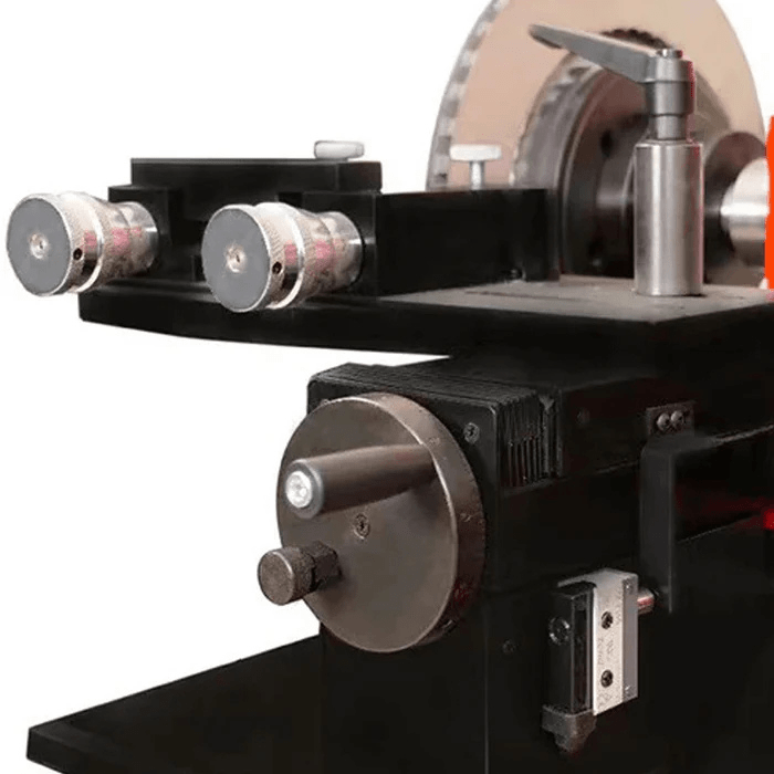 Elevated side view of the Katool KT-C9372 Brake Lathe Machine