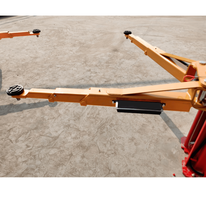 Elevated view of the Katool 12,000lb 2 Post Car Lift M120