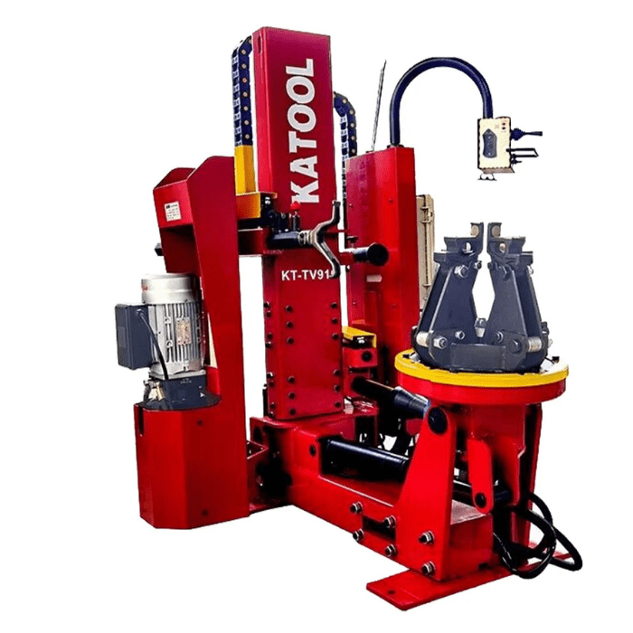 Front side view of the Katool KT-TV910 Tire Changer