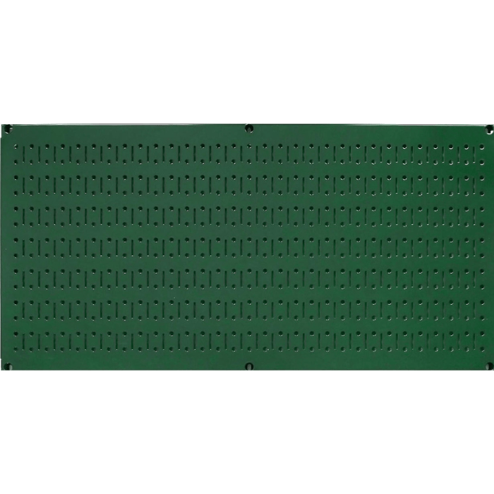 Green variant of the 16in x 32in Horizontal Metal Pegboard Panel
