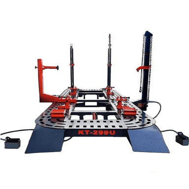 Katool KT-299U Auto Body Frame Machine with heavy-duty straightening system and adjustable pulling towers