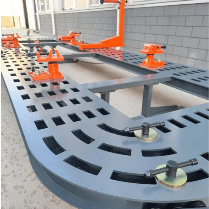 Katool KT-299U Heavy-Duty Auto Body Frame Machine with multi-position clamps and reinforced steel platform