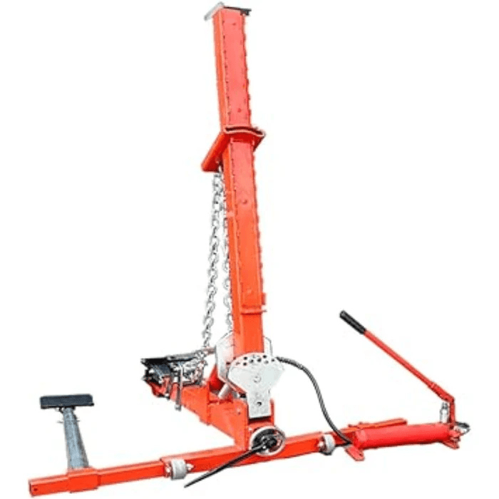 Katool KT-YA260 Auto Body Frame Straightening Puller with hydraulic pump and chain tension system.