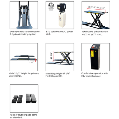 MRL09 features dual hydraulics, extendable platforms, 2.5 in ramps
