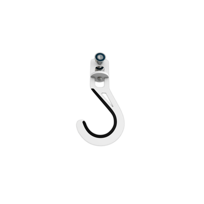 One hook for the Bike Slide PRO by E-Z Garage front side view