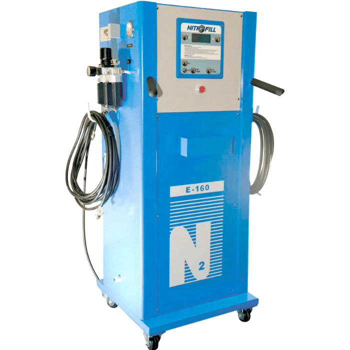 Professional-Grade NitroFill E-160 N2 Generator for Auto Shops