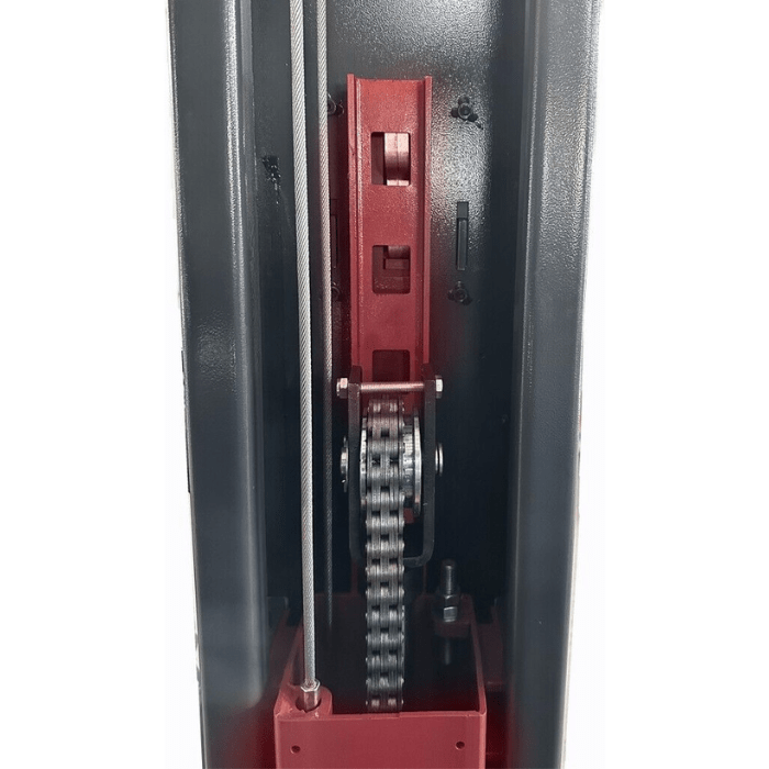 Side closeup view of the Katool KT-H120D Auto Lift