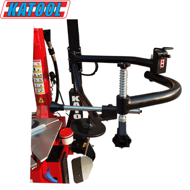 Side view of the Katool T835 Wheel Clamp Tire Changer