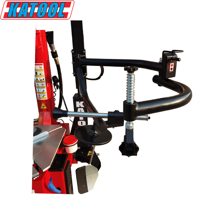 Side view of the Katool T835 Wheel Clamp Tire Changer