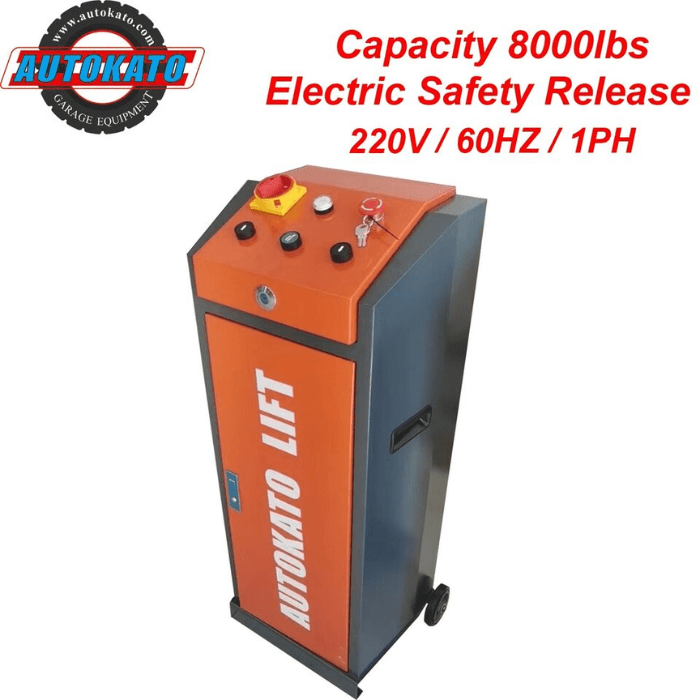 The control panel for the Katool X85 Scissor Lift