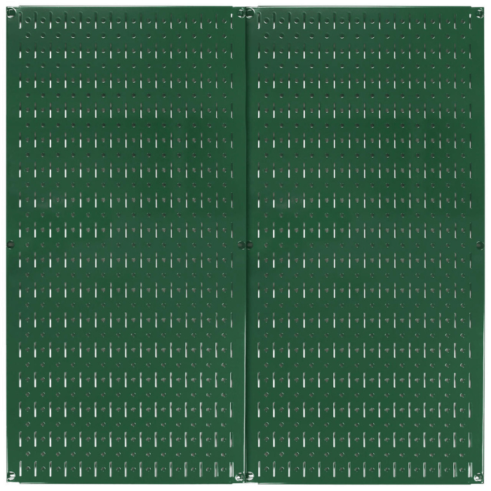 The green variant of the Wall Control Galvanized Steel Metal Pegboard Pack 32in x 16in