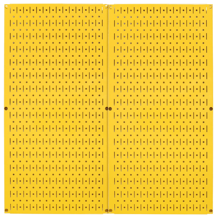 Yellow variant of the Steel Metal Pegboard Pack by Wall Control