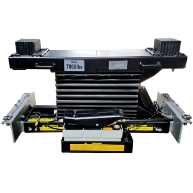iDEAL RAJ-7K-L 7,000 lb rolling air jack low mount front view