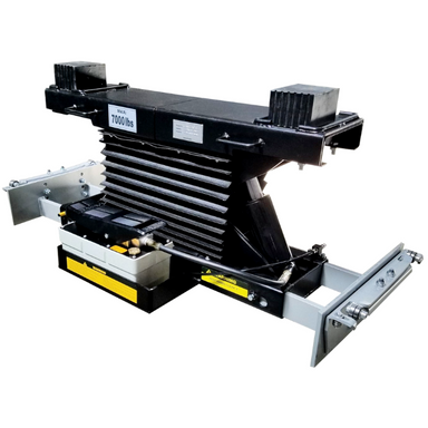 iDEAL RAJ-7K-L low mount rolling air jack angled side view