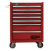 Homak 27" Pro II 7-Drawer Roller Cabinet in Red