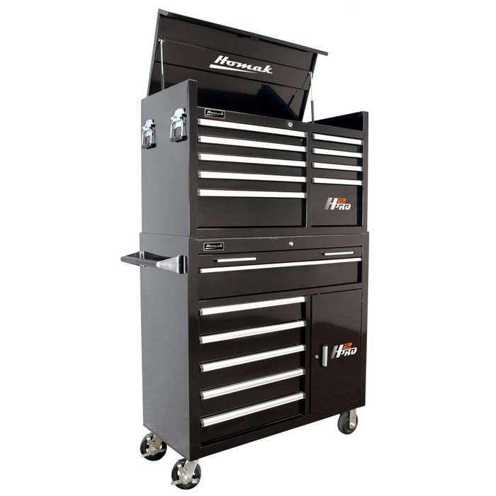 Homak 41-Inch H2Pro Combo in Midnight Black