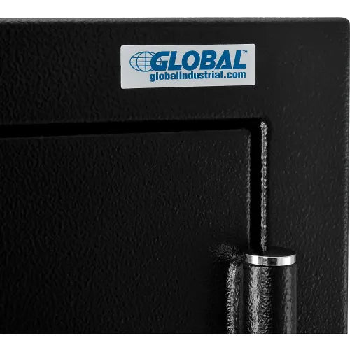 Global Industrial Burglary & Fire Safe, 2-Hour Fire Rating, Combo Lock