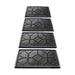 4 AMGO 40806 Drip Tray Set in a row