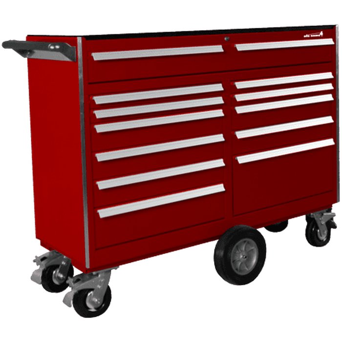 Homak 60" Big Dawg Roller Cabinet Only in Fury Red