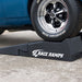 Car raised on Race Ramps 56 inch two piece ramps