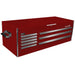 Homak 60" Big Dawg Top Chest Only in Burgundy