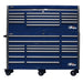 Homak 72" Big Dawg HXL Pro 18-Drawer Roller Cabinet with Stainless Steel Top in Blue
