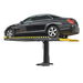 AMGO SPL-7 single post parking lift - column and hydraulic detail