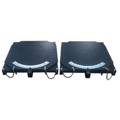 AMGO 40101 turnplate set with two alignment plates side by side