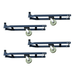 AMGO 40801 caster kit mounted on 4-post lift for effortless movement