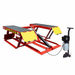 AMGO LR06 low-rise car scissor lift with portable power unit and dual ramps