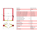 AMGO OH-12 spec drawing and dimensions chart