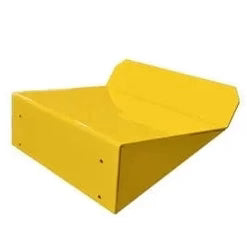 AMGO Platform Length Extension Kit PX001 yellow steel ramp attachment for scissor lift platforms