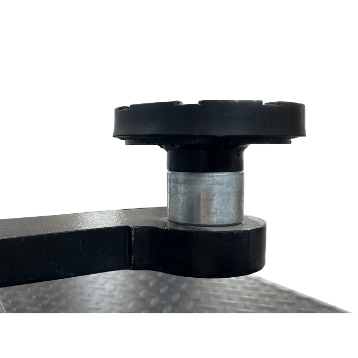 Adjustable round lift pad of SJ-35 sliding jack with rubber grip top
