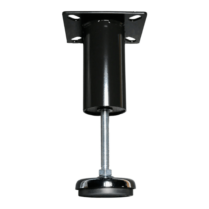 Adjustable workbench leveling leg with screw stem and base pad Dragonfire DFT-WB-6PF
