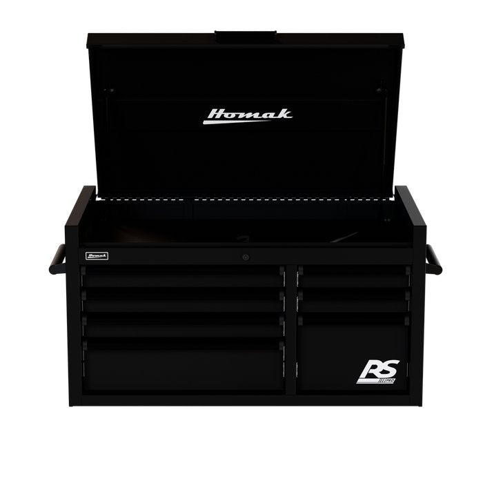 Homak 41" RS Pro 7-Drawer Top Chest in Midnight Black