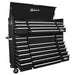 Homak 72-Inch H2Pro 31-Drawer Combo in Midnight Black