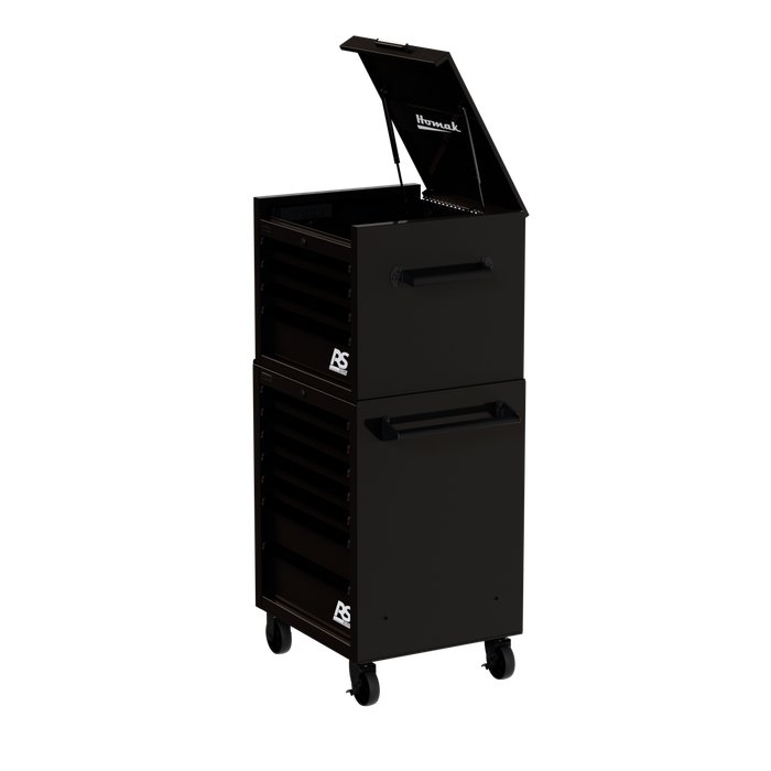Homak 27" RS Pro 11-Drawer Combo in Midnight Black - 300d view