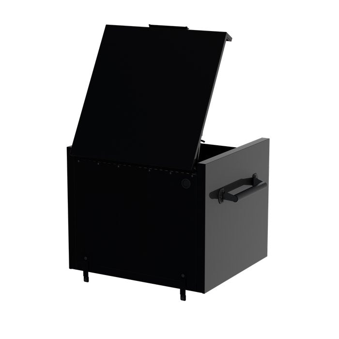 Homak 27" RS Pro 4-Drawer Top Chest in Midnight Black - 150d view
