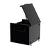 Homak 27" RS Pro 4-Drawer Top Chest in Midnight Black - 240d view