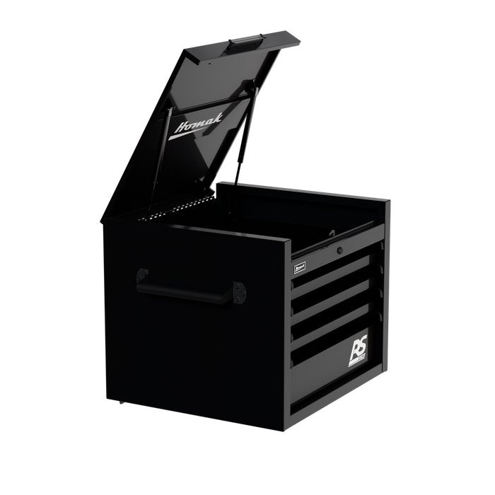 Homak 27" RS Pro 4-Drawer Top Chest in Midnight Black - 60d view