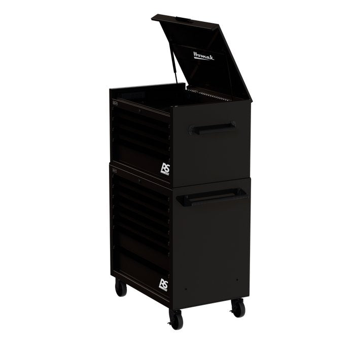 Homak 36" RS Pro 11-Drawer Combo in Midnight Black - 300d view