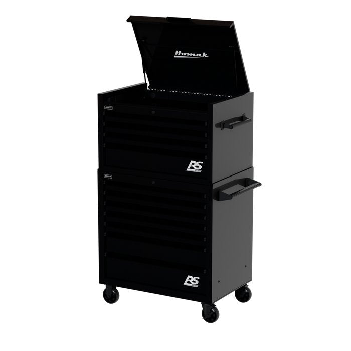 Homak 36" RS Pro 11-Drawer Combo in Midnight Black - 330d view