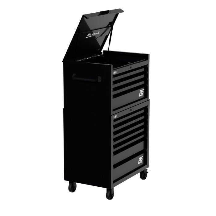 Homak 36" RS Pro 11-Drawer Combo in Midnight Black - 60d view