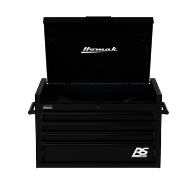Homak 36" RS Pro 4-Drawer Top Chest in Midnight Black