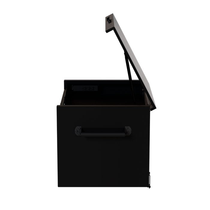 Homak 36" RS Pro 4-Drawer Top Chest in Midnight Black - 270d_R view