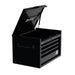 Homak 36" RS Pro 4-Drawer Top Chest in Midnight Black - 60d view