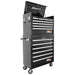 Homak 36-Inch H2Pro Combo in Midnight Black